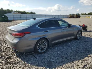 2015 Hyundai Genesis 3.8L with VIN KMHGN4JE2FU063843, listed as a Copart auction lot 68433684 with 152,730 mi miles and Salvage Title. Bid and sale history available at carsss.com. Image 3.