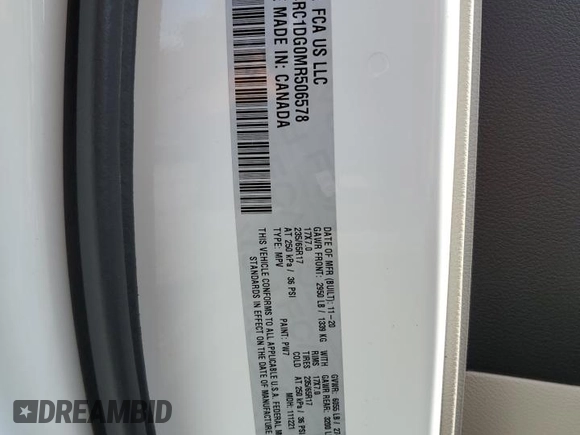 2021 Chrysler Voyager LXi z VIN 2C4RC1DG0MR506578, wystawiony jako Copart lot #50430125 z przebiegiem 87 530 mil mil oraz Szkoda całkowita • Salvage title. Historia ofert i sprzedaży dostępna na DreamBid. Obrazek 14.