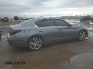 2018 Infiniti Q50 Sport z VIN JN1EV7AP5JM358123, wystawiony jako Copart lot #55940025 z przebiegiem 81 503 mil mil oraz Szkoda całkowita • Salvage title. Historia ofert i sprzedaży dostępna na DreamBid. Obrazek 3.