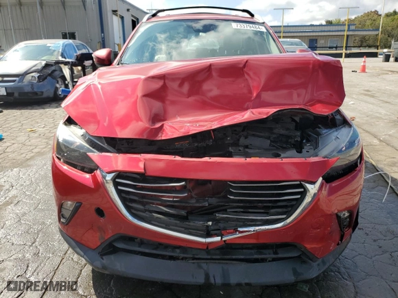 2018 Mazda CX-3 Grand Touring with VIN JM1DKFD70J0323973, listed as a Copart auction lot 73379484 with 127,773 mi miles and Salvage Title. Bid and sale history available at carsss.com. Image 5.
