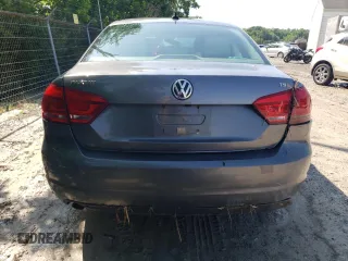 2015 Volkswagen Passat Limited Edition with VIN 1VWAT7A32FC079205, listed as a Copart auction lot 61529005 with 104,355 mi miles and Salvage title. Bid and sale history available at DreamBid. Image 6.