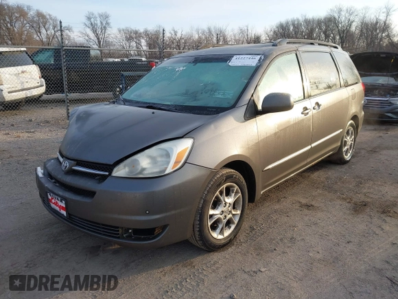2005 Toyota Sienna XLE with VIN 5TDZA22C85S357440, listed as a IAAI auction lot 41227446 with 225,542 mi miles and . Bid and sale history available at DreamBid. Image 2.