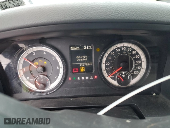 2018 Ram 1500 Express with VIN 1C6RR7FG2JS216035, listed as a Copart auction lot 45927085 with 143,763 mi miles and Salvage Title. Bid and sale history available at carsss.com. Image 9.