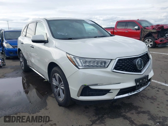 2019 Acura MDX with VIN 5J8YD3H36KL010655, listed as a IAAI auction lot 41500980 with 68,421 mi miles and . Bid and sale history available at DreamBid. Image 1.