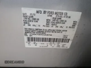 2014 Ford Explorer XLT z VIN 1FM5K7D87EGA36755, wystawiony jako Copart lot #64586735 z przebiegiem 175 527 mil mil oraz Czysty tytuł • Clean title. Historia ofert i sprzedaży dostępna na DreamBid. Obrazek 13.