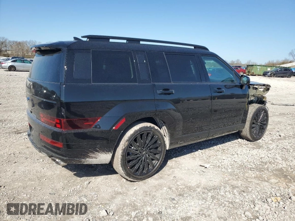 2024 Hyundai Santa Fe Calligraphy with VIN 5NMP54GL5RH062465, listed as a Copart auction lot 88648145 with 843 mi miles and Salvage title. Bid and sale history available at DreamBid. Image 3.