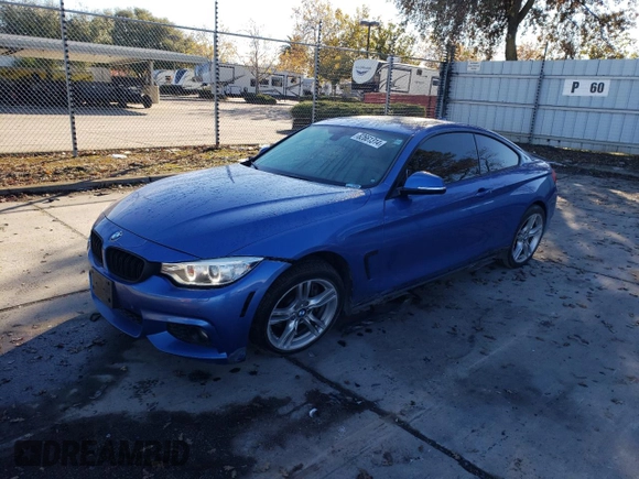 2016 BMW 4 Series 435i with VIN WBA3R1C58GK530177, listed as a Copart auction lot 82661314 with 114,616 mi miles and Salvage title. Bid and sale history available at DreamBid. Image 1.