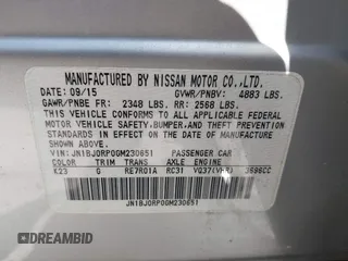 2016 Infiniti QX50 with VIN JN1BJ0RP0GM230651, listed as a IAAI auction lot 41772131 with 72,408 mi miles. Bid and sale history available at carsss.com. Image 9.