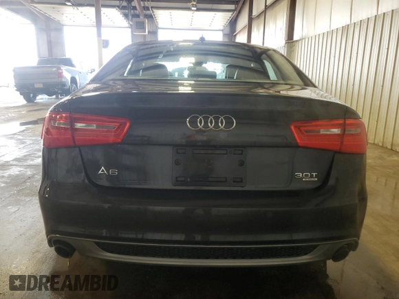 2012 Audi A6 Prestige with VIN WAUJGAFC3CN173832, listed as a Copart auction lot 59662555 with 161,019 mi miles and Salvage title. Bid and sale history available at DreamBid. Image 6.
