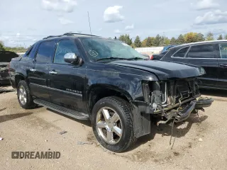 2012 Chevrolet Avalanche LTZ with VIN 3GNTKGE76CG110421, listed as a Copart auction lot 75436804 with 159,044 mi miles and Salvage Title. Bid and sale history available at DreamBid. Image 4.