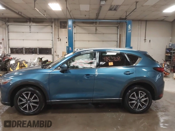 2018 Mazda CX-5 S Premium with VIN JM3KFBDMXJ1376045, listed as a IAAI auction lot 41813968 with 90,378 mi miles and . Bid and sale history available at DreamBid. Image 12.