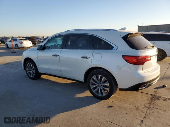 2014 Acura MDX Tech Pkg with VIN 5FRYD3H42EB005479, listed as a Copart auction lot 49132765 with 147,598 mi miles and Salvage Title. Bid and sale history available at carsss.com. Image 2.