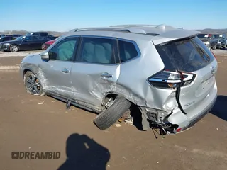 2017 Nissan Rogue SL with VIN JN8AT2MT0HW380062, listed as a IAAI auction lot 41327848 with Not Provided miles and . Bid and sale history available at DreamBid. Image 3.
