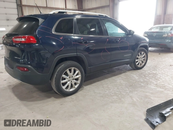 2015 Jeep Cherokee Limited with VIN 1C4PJMDB4FW775065, listed as a IAAI auction lot 42044247 with 125,131 mi miles and . Bid and sale history available at DreamBid. Image 4.