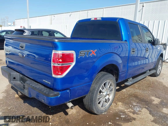 2014 Ford F-150 XL with VIN 1FTEW1CM9EFC15292, listed as a IAAI auction lot 41813091 with 125,339 mi miles. Bid and sale history available at carsss.com. Image 4.