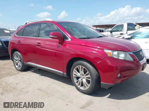 2012 Lexus RX 350 with VIN 2T2ZK1BA2CC081523, listed as a IAAI auction lot 42528888 with 166,652 mi miles and . Bid and sale history available at DreamBid. Image 1.