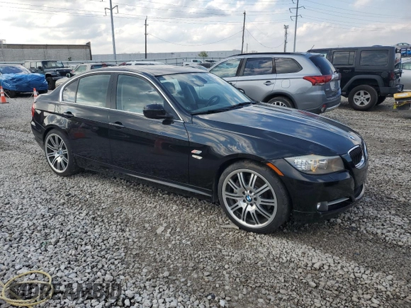 2011 BMW 3 Series 335i xDrive with VIN WBAPL5C58BA920866, listed as a Copart auction lot 52519045 with 111,106 mi miles and Salvage title. Bid and sale history available at DreamBid. Image 4.