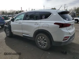 2019 Hyundai Santa Fe SE with VIN 5NMS2CAD5KH098256, listed as a Copart auction lot 47876895 with 130,870 mi miles and Salvage Title. Bid and sale history available at carsss.com. Image 2.