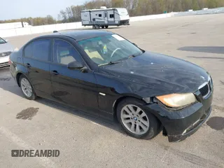 2006 BMW 3 Series 325i with VIN WBAVB13566PT08378, listed as a IAAI auction lot 42048573 with 232,325 mi miles. Bid and sale history available at carsss.com. Image 1.