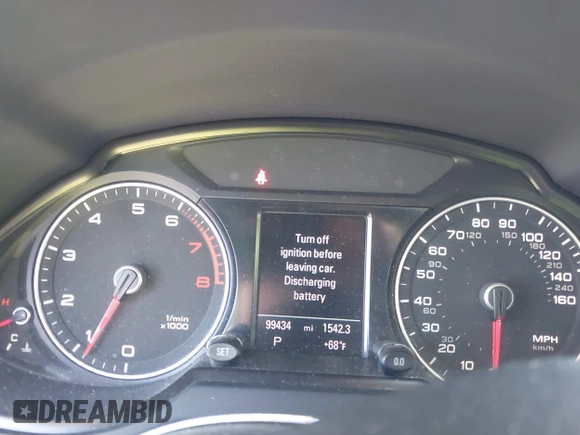 2013 Audi Q5 Premium Plus with VIN WA1LFAFP2DA042234, listed as a IAAI auction lot 42312333 with 99,434 mi miles and . Bid and sale history available at DreamBid. Image 7.