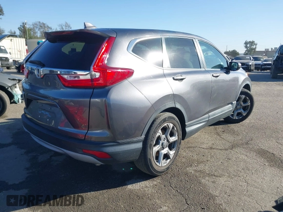 2019 Honda CR-V EX with VIN 5J6RW1H57KA044404, listed as a IAAI auction lot 41329013 with 45,923 mi miles. Bid and sale history available at carsss.com. Image 4.