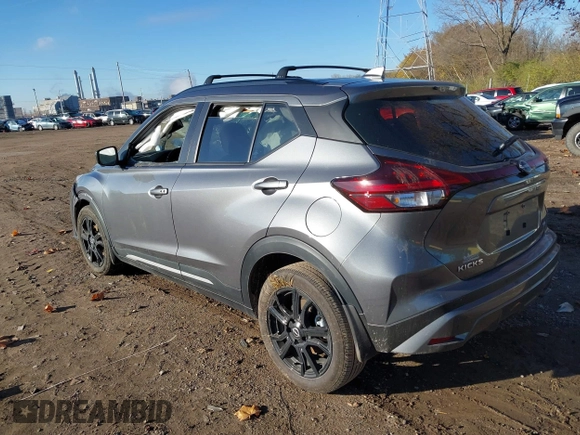 2023 Nissan Kicks SR with VIN 3N1CP5DV8PL563194, listed as a IAAI auction lot 40801411 with 15,016 mi miles and . Bid and sale history available at carsss.com. Image 3.