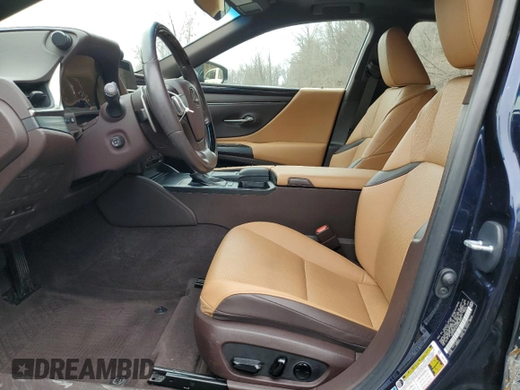 2021 Lexus ES 250 with VIN 58AD11D14MU003669, listed as a Copart auction lot 50762165 with 25,117 mi miles and Salvage title. Bid and sale history available at DreamBid. Image 7.