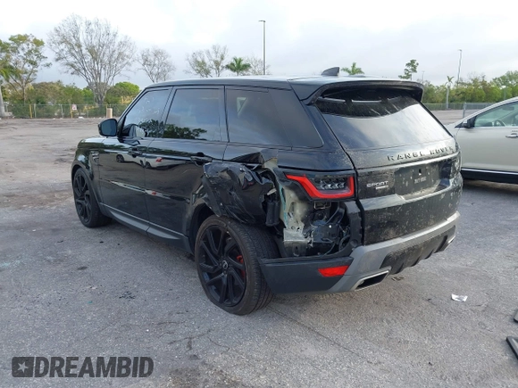 2018 Land Rover Range Rover Sport SE with VIN SALWG2RV3JA810212, listed as a IAAI auction lot 41632432 with 55,472 mi miles and . Bid and sale history available at DreamBid. Image 3.