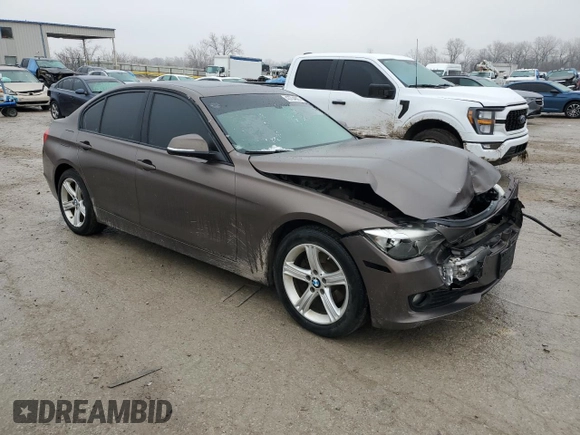 2015 BMW 3 Series 320i xDrive with VIN WBA3C3C57FK201191, listed as a Copart auction lot 43704805 with 153,315 mi miles and Salvage title. Bid and sale history available at DreamBid. Image 4.