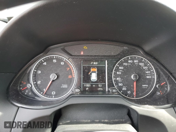 2016 Audi Q5 Premium Plus with VIN WA1L2AFP4GA136390, listed as a Copart auction lot 61127185 with 112,021 mi miles and Salvage title. Bid and sale history available at DreamBid. Image 9.