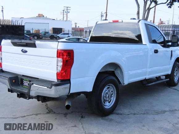 2022 Ford F-350 XL with VIN 1FTRF3A66NEG41366, listed as a Copart auction lot 55134315 with 34,356 mi miles and Salvage title. Bid and sale history available at DreamBid. Image 3.
