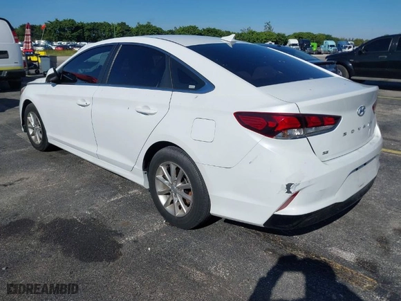 2019 Hyundai Sonata SE with VIN 5NPE24AF7KH791014, listed as a IAAI auction lot 41151136 with 101,469 mi miles. Bid and sale history available at carsss.com. Image 3.
