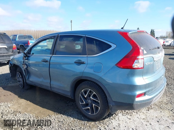 2016 Honda CR-V SE with VIN 2HKRM4H44GH656502, listed as a IAAI auction lot 41725344 with 44,783 mi miles and . Bid and sale history available at carsss.com. Image 3.