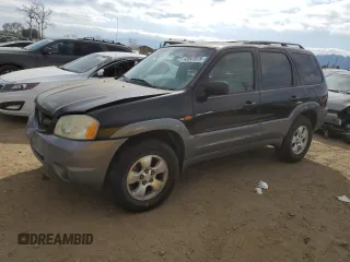 2002 Mazda Tribute LX with VIN 4F2YU08192KM41895, listed as a Copart auction lot 43047015 with 204,333 mi miles and Salvage Title. Bid and sale history available at DreamBid. Image 1.