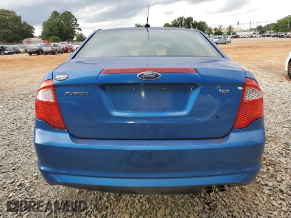 2012 Ford Fusion SE with VIN 3FAHP0HA7CR242547, listed as a Copart auction lot 60599355 with 190,209 mi miles and Salvage title. Bid and sale history available at DreamBid. Image 6.