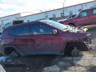 2021 Jeep Compass 80th Anniversary with VIN 3C4NJDEB1MT575205, listed as a IAAI auction lot 41405118 with 23,692 mi miles and . Bid and sale history available at DreamBid. Image 13.