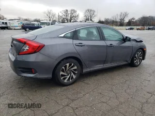 2016 Honda Civic Sedan EX with VIN 2HGFC2F81GH501304, listed as a Copart auction lot 44158875 with 0 mi miles and Salvage Title. Bid and sale history available at carsss.com. Image 3.