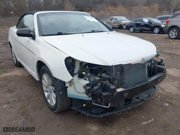 2010 Chrysler Sebring LX with VIN 1C3BC4EB1AN204767, listed as a IAAI auction lot 41708078 with 156,995 mi miles. Bid and sale history available at carsss.com. Image 1.