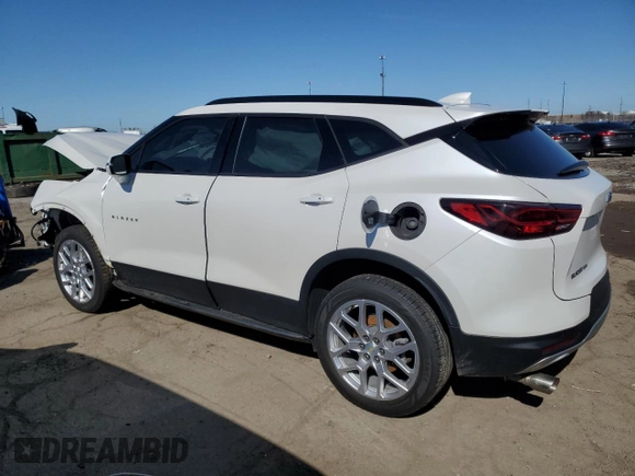2023 Chevrolet Blazer LT z VIN 3GNKBJRS2PS104030, wystawiony jako Copart lot #51821585 z przebiegiem 34 846 mil mil oraz Nie do naprawy • Non repairable. Historia ofert i sprzedaży dostępna na DreamBid. Obrazek 2.