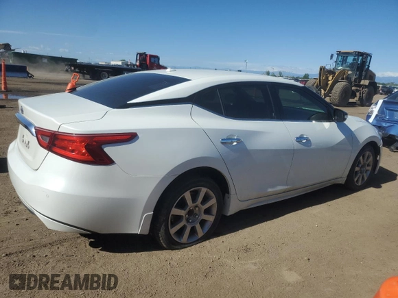 2017 Nissan Maxima SR z VIN 1N4AA6AP3HC384159, wystawiony jako Copart lot #57484515 z przebiegiem 179 565 mil mil oraz Czysty tytuł • Clean title. Historia ofert i sprzedaży dostępna na DreamBid. Obrazek 3.