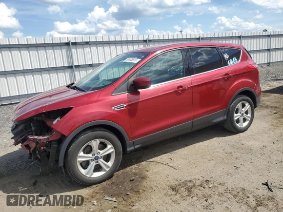 2015 Ford Escape SE with VIN 1FMCU9GXXFUB25531, listed as a Copart auction lot 55565875 with 38,673 mi miles and Salvage Title. Bid and sale history available at DreamBid. Image 1.