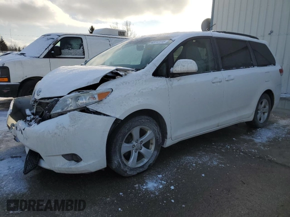 2011 Toyota Sienna LE AAS with VIN 5TDKK3DC9BS029733, listed as a Copart auction lot 43717115 with 178,032 mi miles and Salvage Title. Bid and sale history available at carsss.com. Image 1.