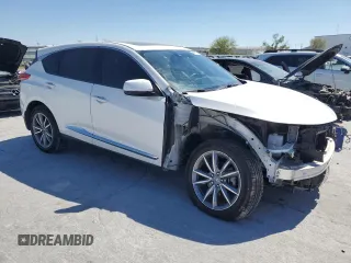 2020 Acura RDX w/Technology Pkg with VIN 5J8TC2H58LL003698, listed as a Copart auction lot 48678204 with 47,390 mi miles. Bid and sale history available at carsss.com. Image 4.