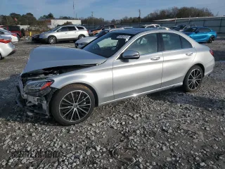 2020 Mercedes-Benz C with VIN W1KWF8DB7LR575902, listed as a Copart auction lot 42640315 with 91,293 mi miles and Salvage Title. Bid and sale history available at carsss.com. Image 1.