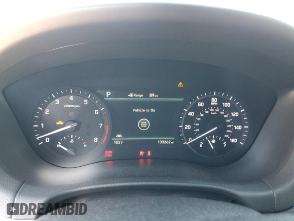 2018 Genesis G80 3.3T Sport with VIN KMHGN4JB9JU285343, listed as a Copart auction lot 75061764 with 133,262 mi miles and Salvage Title. Bid and sale history available at carsss.com. Image 9.