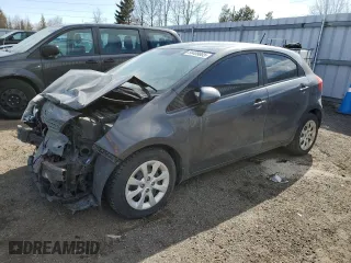 2013 Kia Rio LX with VIN KNADM5A36D6803861, listed as a Copart auction lot 50409865 with 181,780 mi miles and Salvage Title. Bid and sale history available at carsss.com. Image 1.
