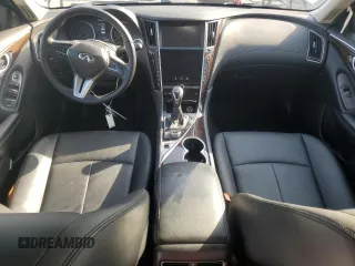 2018 Infiniti Q50 Luxe z VIN JN1EV7AP3JM350828, wystawiony jako Copart lot #56943575 z przebiegiem 39 686 mil mil oraz Szkoda całkowita • Salvage title. Historia ofert i sprzedaży dostępna na DreamBid. Obrazek 8.
