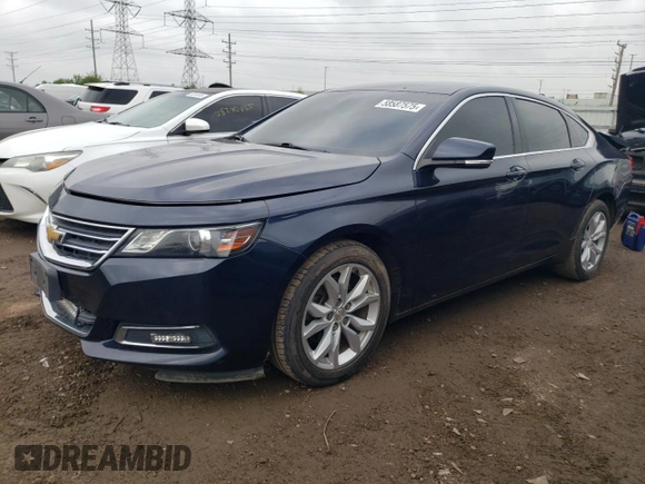 2016 Chevrolet Impala LT with VIN 2G1105SA9G9200570, listed as a Copart auction lot 58587575 with 133,489 mi miles and Salvage title. Bid and sale history available at DreamBid. Image 1.