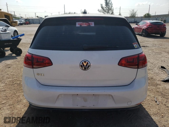 2015 Volkswagen GTI SE with VIN 3VW4T7AU6FM006293, listed as a Copart auction lot 54903534 with 109,330 mi miles and Salvage Title. Bid and sale history available at DreamBid. Image 6.