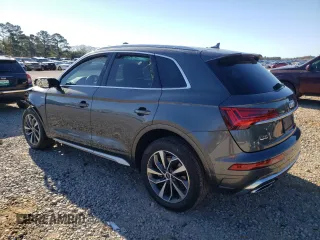 2022 Audi Q5 S line Premium Plus with VIN WA1EAAFY7N2050583, listed as a Copart auction lot 49108475 with 34,090 mi miles and Salvage Title. Bid and sale history available at DreamBid. Image 2.
